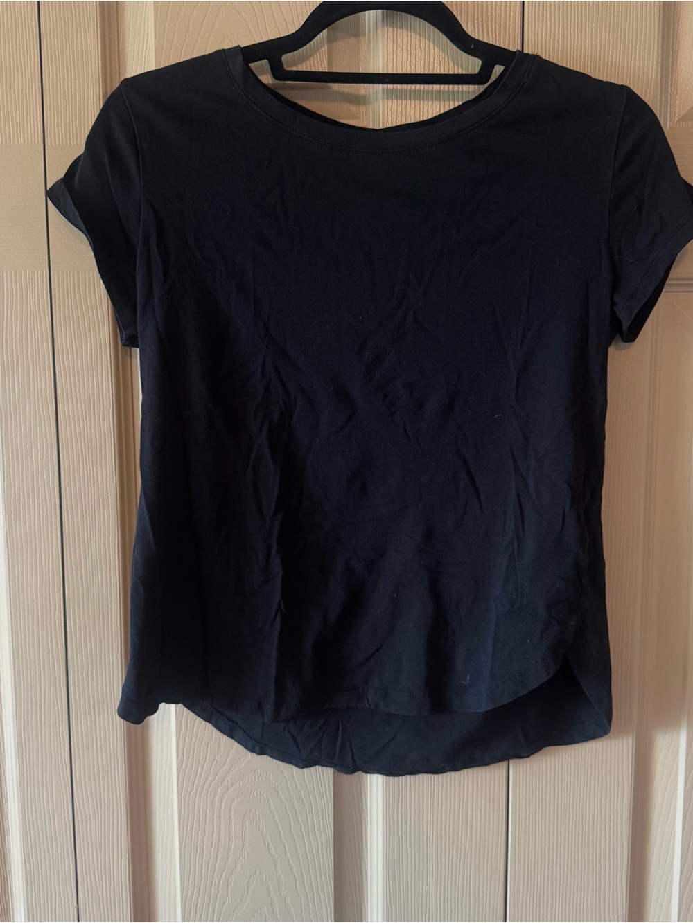 H&M Black Short-Sleeve Crewneck Tee